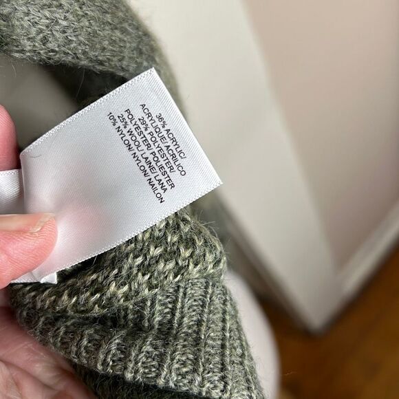 Lucky brand Camouflage button up cardigan sweater  wool blend Size Small - Picture 5 of 6